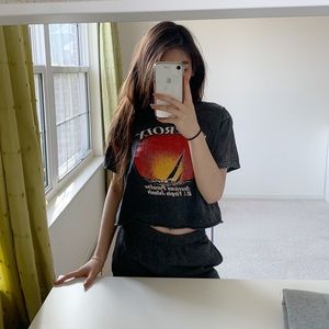 St. Croix Faded Crop Tee